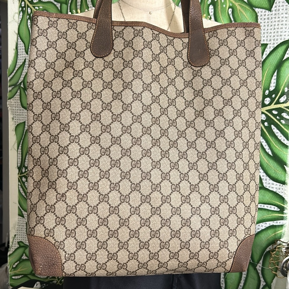 🖤Vtg 70s GUCCI GG Supreme Tote/Shoulder bag - Picture 6 of 17